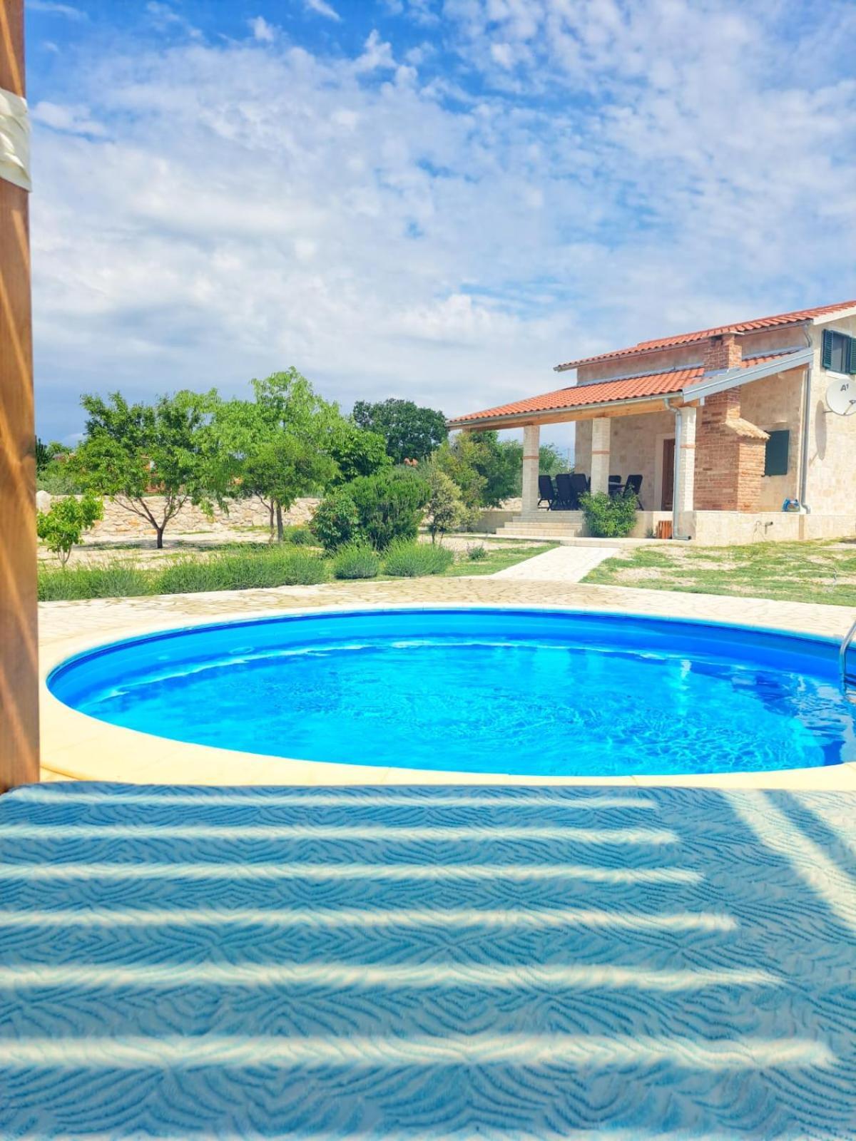 Villa Stone Pearl With Heated Swimming Pool Sveti Filip i Jakov Kültér fotó