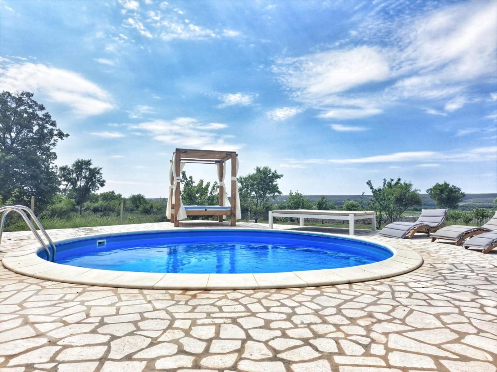 Villa Stone Pearl With Heated Swimming Pool Sveti Filip i Jakov Kültér fotó